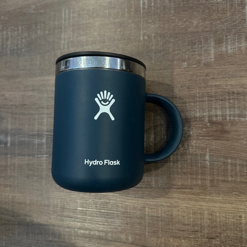 Hydro Flask 12 oz Coffee Mug Insulated Stainless Steel Indigo Navy Blue Unisex